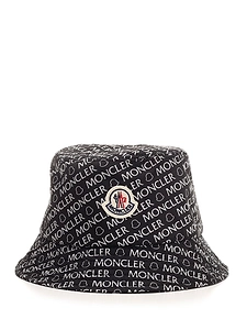 Moncler All-Over Logo Printed Bucket Hat