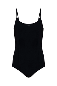 Logo Printed One Piece Swimsuit