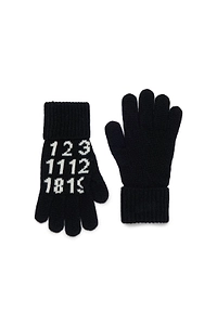 Mm6 Maison Margiela Kids Numbers Knitted Gloves
