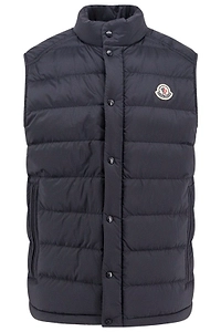 Moncler Barthe Logo Patch Quilted Gilet