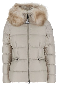 Moncler Boed Hooded Zip-Up Short Puffer Jacket