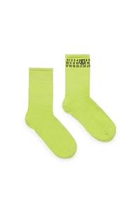 Mm6 Maison Margiela Kids Numeric Logo Intarsia Socks