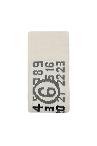 Mm6 Maison Margiela Kids Numeric Logo Scarf