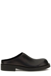 Mm6 Maison Margiela Round-Toe Biker Mules