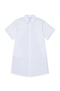 Mm6 Maison Margiela Kids Striped-Pattern Buttoned Casual Dress