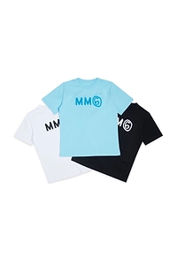 Mm6 Maison Margiela Kids Three Packs Crewneck T-Shirt