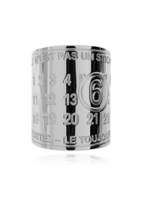 Mm6 Maison Margiela Engraved Wide Ring