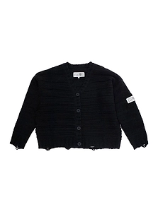 Mm6 Maison Margiela Kids V-Neck Button-Up Cardigan