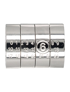 Mm6 Maison Margiela Stacked Numeric Rings
