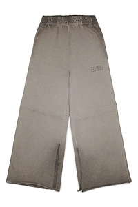 Mm6 Maison Margiela Kids Wide-Leg Logo Pants