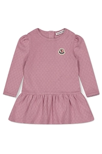 Moncler Enfant Long-Sleeved Crewneck Dress