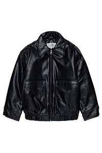 Mm6 Maison Margiela Kids Zip-Up Pocket Jacket