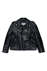 Mm6 Maison Margiela Kids Zipped Biker Jacket