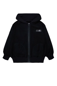 Mm6 Maison Margiela Kids Zip-Up Logo Hoodie
