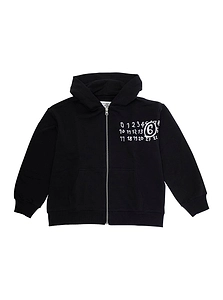 Mm6 Maison Margiela Kids Zip-Up Hoodie