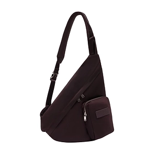 Triangular Zipped Crossbody Bag