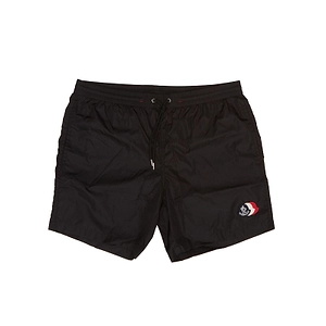 Moncler Drawstring Straight Hem Swim Shorts