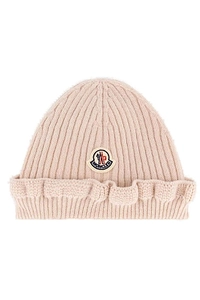 Moncler Enfant Ruffle-Trimmed Beanie