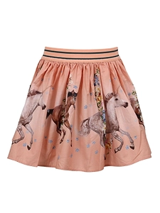 Molo Elastic Striped Waist Skirt