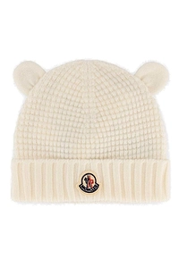 Moncler Enfant Teddy Bear Ears Beanie