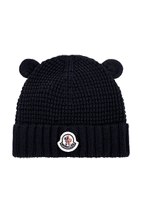 Moncler Enfant Teddy Bear Ears Beanie