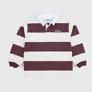 Molo Kids Horizontal Striped Polo Shirt