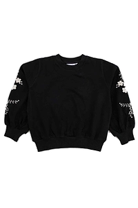 Molo Kids Raised Embroidery Crewneck Sweatshirt