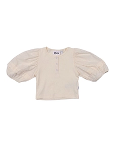 Rawna Puff-Sleeved Cropped Top
