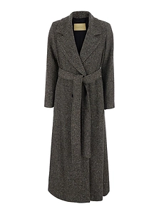 Momonì Belted Houndstooth Coat