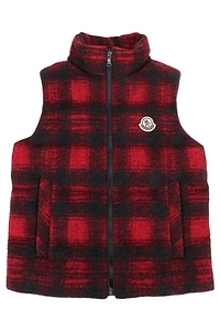 Laotari Logo Patch Checked Vest