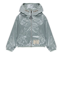Moncler Enfant Logo Patch Hooded Jacket