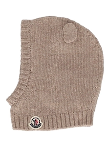Moncler Enfant Logo Patch Knitted Balaclava