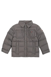 Moncler Enfant Logo Patch Puffer Jacket