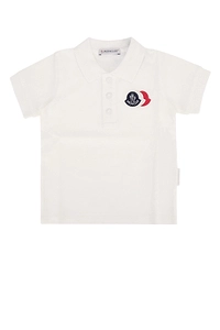 Moncler Enfant Logo Patch Polo Shirt