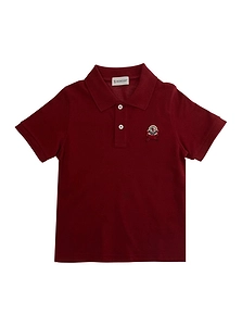 Moncler Enfant Logo Patch Polo Shirt