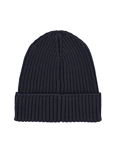 Moncler Enfant Logo Patch Ribbed Hat