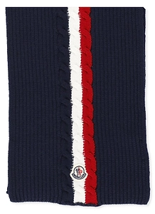 Moncler Enfant Logo Patch Scarf