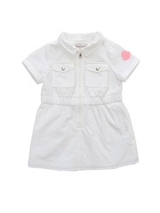 Moncler Enfant Logo Patch Short-Sleeved Dress