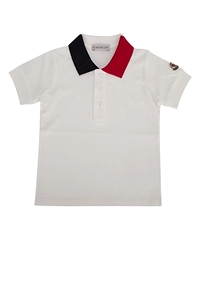Moncler Enfant Logo-Patch Short-Sleeved Polo Shirt
