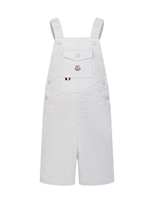 Moncler Enfant Logo Patch Sleeveless Overalls