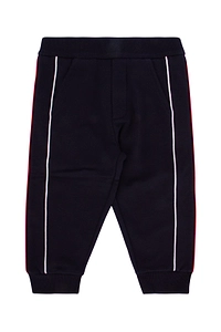 Moncler Enfant Logo Patch Track Pants