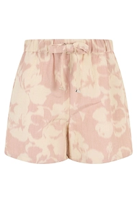 Moncler Floral Printed Drawstring Shorts