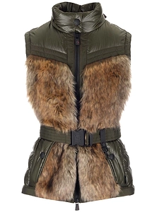 Moncler Grenoble Belted High-Neck Gilet