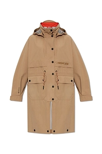 Moncler Grenoble High Neck Long Parka