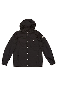 Moncler Logo Patch Button-Up Jacket