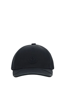 Moncler Logo Patch Curved Peak Baseball Cap