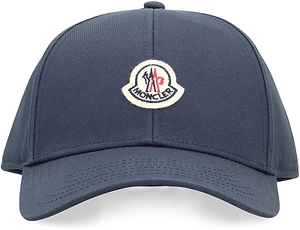 Moncler Logo Patch Curved Peak Cap