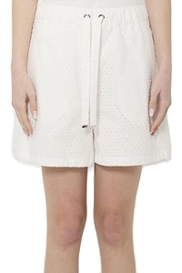 Moncler Logo-Patch Elasticated Waistband Shorts
