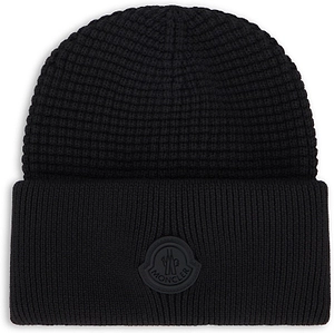 Logo Patch Knitted Beanie