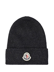 Logo Patch Knitted Beanie